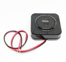 Dreamlighting USB and C Type Fast Wall Mounted Charger, Black Shell