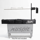 Auspit Original Compact Portable Spit Rotisserie Package (Firepit Not Included)