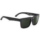 Spy Helm Soft Matte Black - Happy Green Grey Polarised Sunglasses