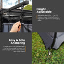San Hima Awning Shower Tent Fold-Out Instant Ensuite Built-in LED Camping Change