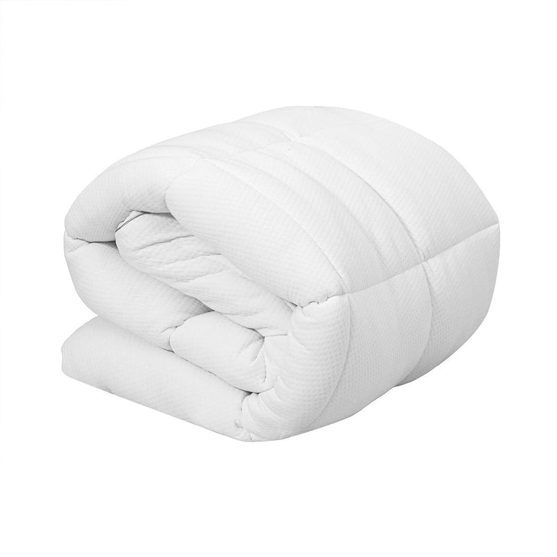 Dreamz Cloud Soft Pillowtop Mattress Topper Queen Protector Machine Washable