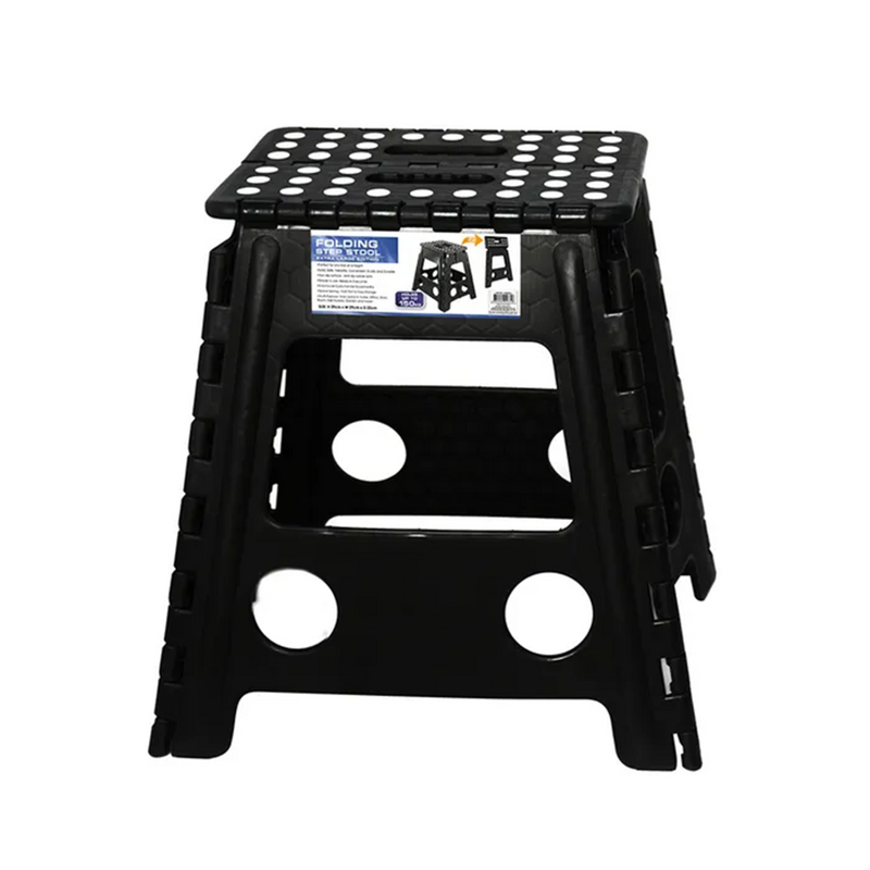 Plastic Folding Stool - White