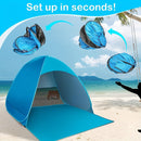 Pop-Up Beach Tent with UV Protection