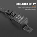 Lightfox 1 Way High Beam Wiring Harness w/ DT 2-Pin Connector For LED Light Bar