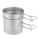 TERRAN 2-Piece Titanium Pot and Pan Cook Set