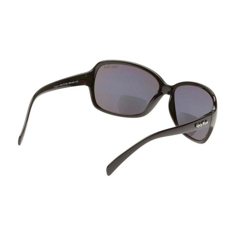 Ugly Fish Twilight +2.00 Bifocal Black Frame/Smoke Lens Polarised Sunglasses