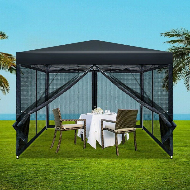 Gazebo with Mesh Walls