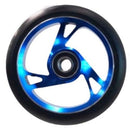 Scooter Wheel Alloy 125mm with ABEC 9 Bearing BLUE