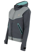 Jet Pilot Ladies Flight Tour Coat Charcoal
