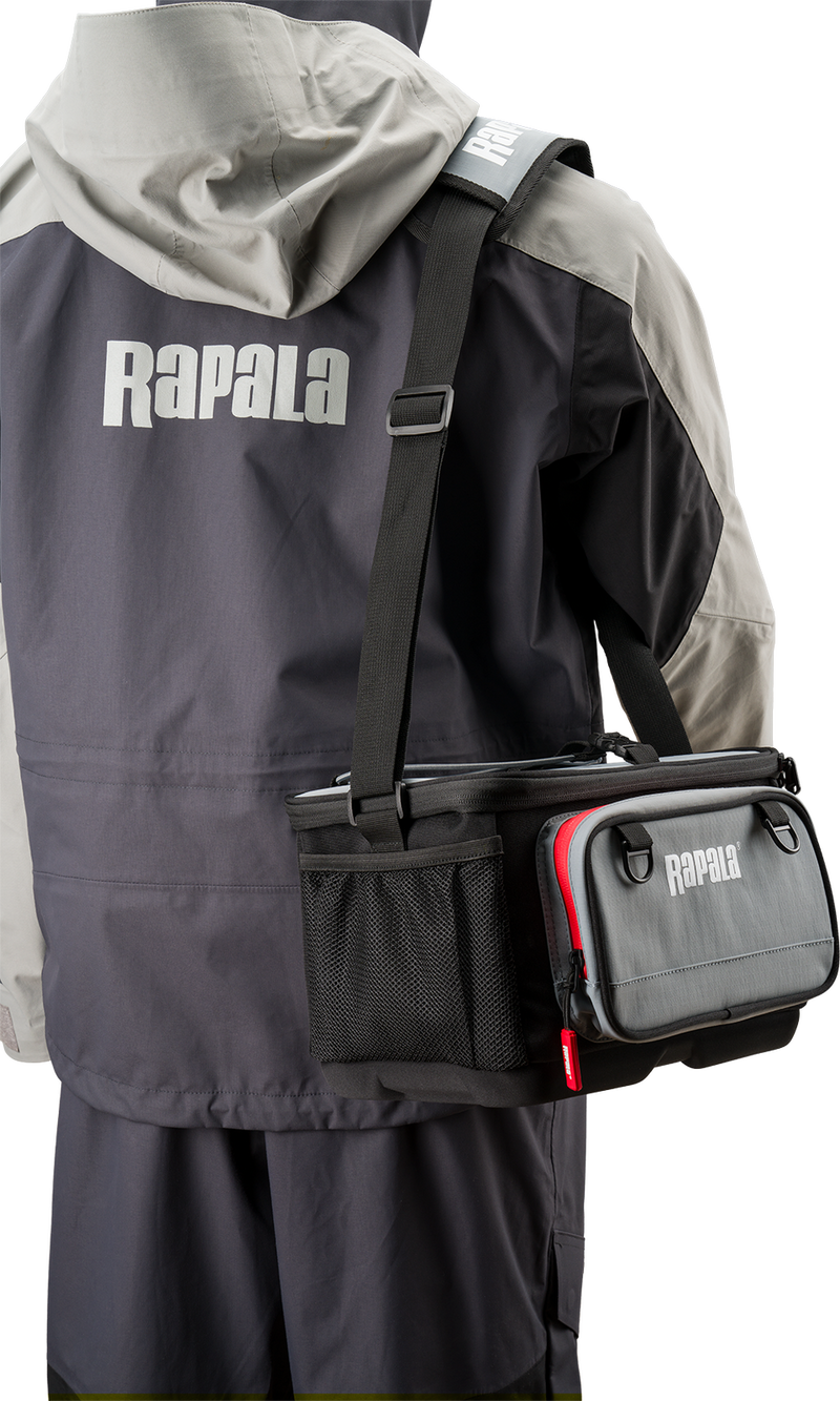 Rapala Countdown Fishing Tackle Bag Lite with Waterproof Base and 2 Tackle Trays