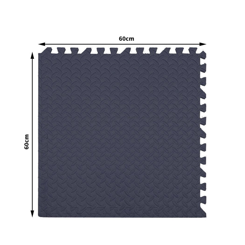 Bopeep EVA Foam Kids Play Mat Floor Kid Crawling Interlocking Home Navy 60x60