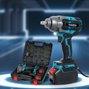 Traderight 21V Brushless Impact Wrench 1/2" Rattle Gun 2×4.0Ah 1200Nm Kit Set