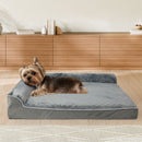 Pawz Orthopedic Dog Bed Memory Foam Cushion Cat Calming Mattress Washable M Grey