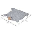Pawz Pet Bed Cat Calming Beds Dog Squeaky Toys Cushion Puppy Kennel Mat Grey M