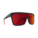 Spy Flynn Soft Matte Black Red Fade Happy Lens Sunglasses