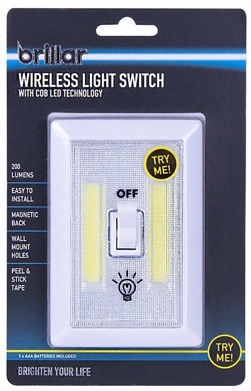 Brillar Light Switch with COB LED technology