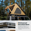 San Hima kalbarri Lite Gen 2 Rooftop Tent Hardshell Khaki With Ladder & Rack