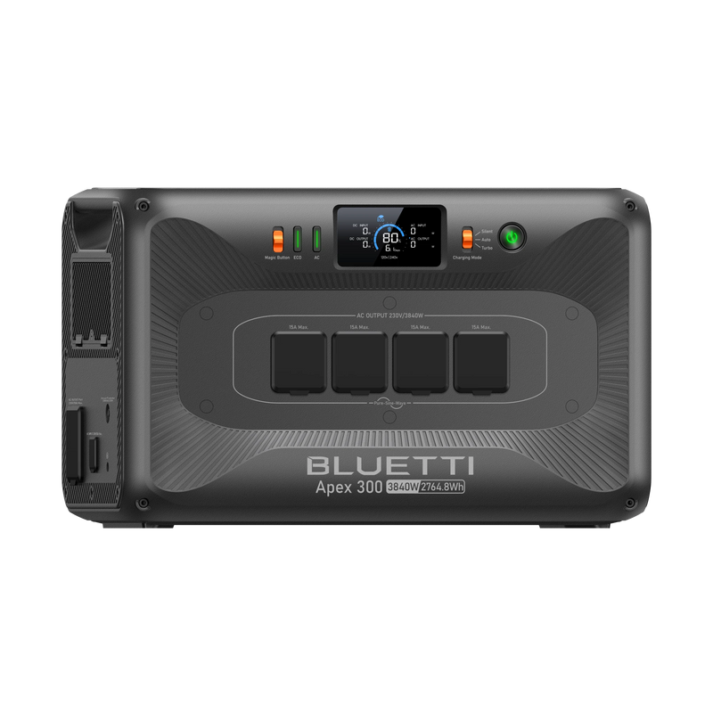 BLUETTI APEX300+2*B300K 3.8KW 5.4Kwh Flagship Solar Generator