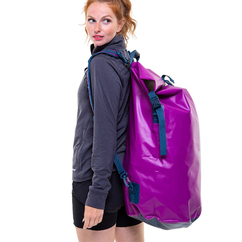 Waterproof Roll Top Dry Bag Backpack - Venture Purple