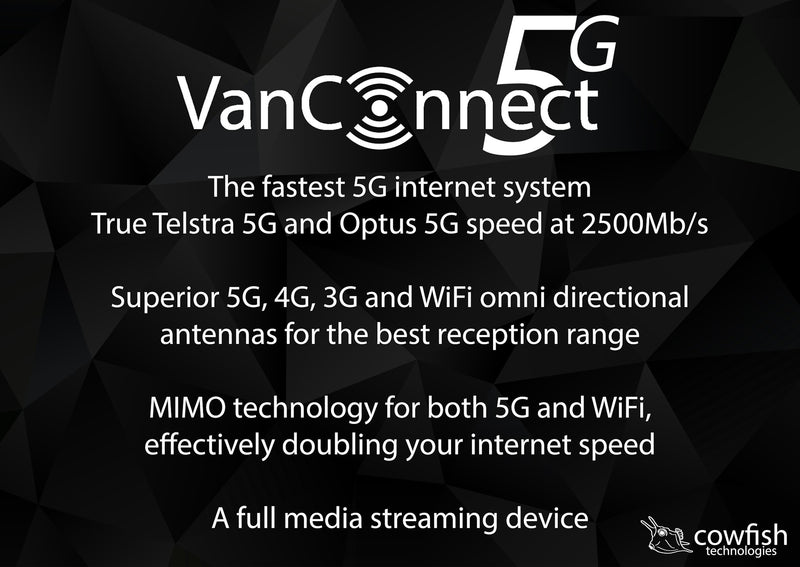 Cowfish VanConnect 5G - caravan internet