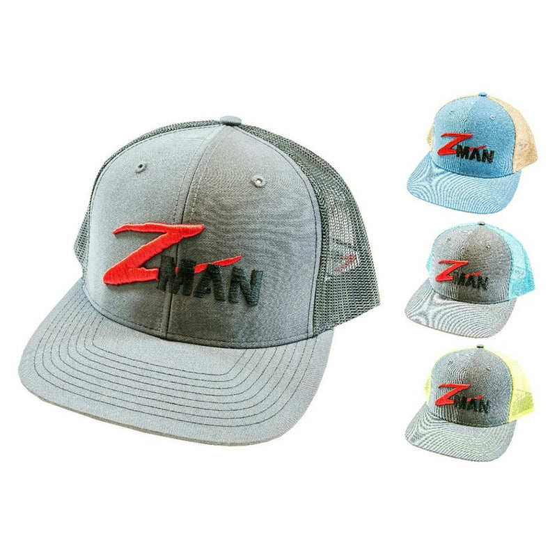 ZMan Lures Structured TruckerZ Fishing Cap with Adjustable Strap - Fishing Hat