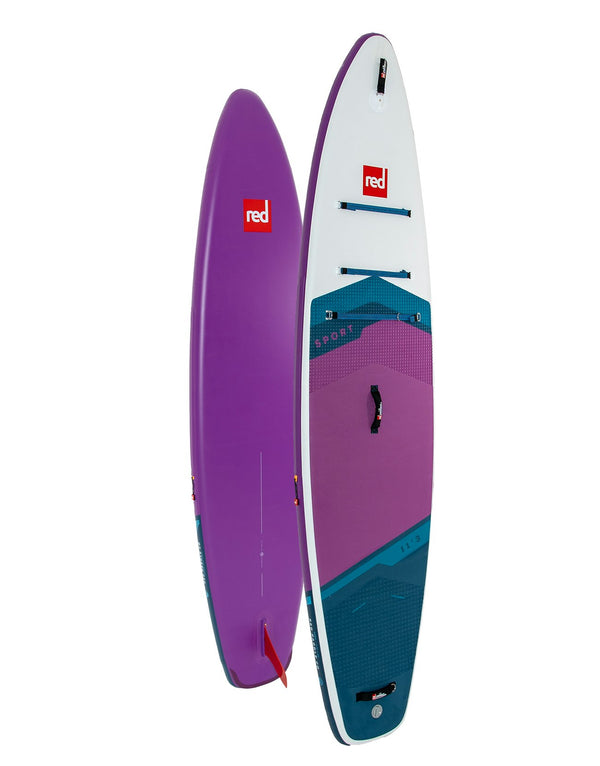 11'3" Sport Purple MSL Inflatable Paddle Board Package.