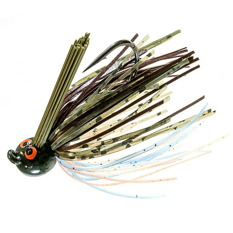 1/4oz ZMan Crosseyez Power Finesse Jigs - 7g Skirted Jig Lure