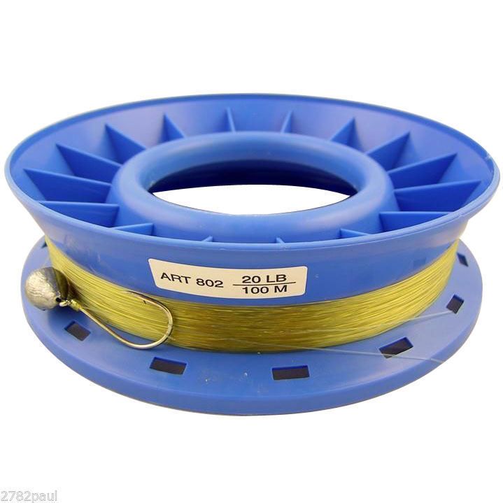 8 Inch Hand Caster Pre Rigged with 100m of 20lb Mono Fishing Line