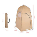 Portable Outdoor Privacy Tent Pop-Up Shower And Toilet Shelter Khaki