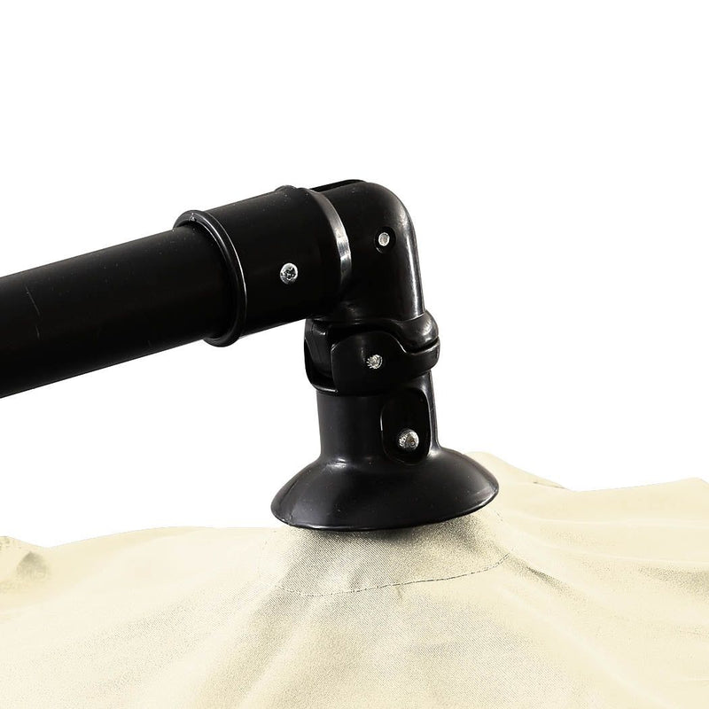 Mountview 3m Outdoor Umbrella Cantilever Garden Patio Beach Umbrellas Beige