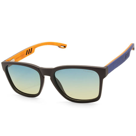 North Beach Dentex Matte Black/Blue Ocean Polarised Unisex Sunglasses