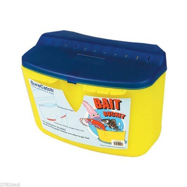 Surecatch Medium Bait Bucket with and Accessories Shelf