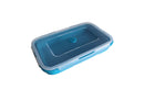 Collapsible Silicone Rectangle Container 4L - Blue
