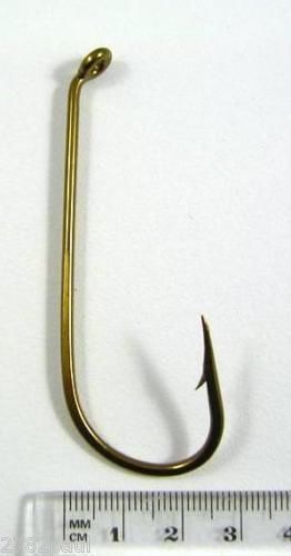 1 Box of Mustad 79640 Bronze French Viking Fishing Hooks