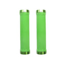 Trigram Lock-on Bike Grips Kraton Rubber 130mm with 2 side lock rings Lime