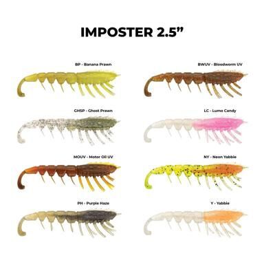 Rapala Crush City 7 Pack of 2.5 Inch The Imposter Soft Plastic Prawn Lures
