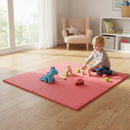 Bopeep EVA Foam Kids Play Mat Floor Kid Crawling Interlocking Home Red 60x60
