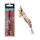 3.5 Inch Tsunami Pro Squid Jig Lure with Holographic Red Eyes - Fish Skin Pink