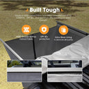 San Hima Shower Awning Tent Instant Fold-Out Ensuite & 8L Gas Hot Water Heater