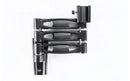 Triple arm LCD TV bracket with 2 mounting brackets