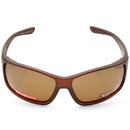Dirty Dog Hood Satin Dark Brown/Brown Polarised Men's Sports Sunglasses