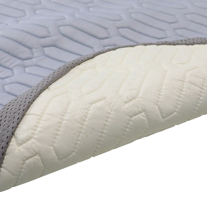 Dreamz Latex Cooling Bed Sheet Set Fitted Pillowcase Washable Summer 3Pcs Queen