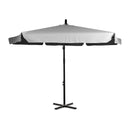 Mountview 3m Cantilever Umbrella Outdoor Umbrellas Beach Garden Patio Sun Grey