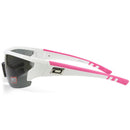 Dirty Dog Sport Wix Shiny White Pink/Grey Women's Cycling Sunglasses