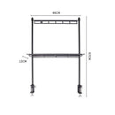 Camping Storage Detachable Organizer Rack Black