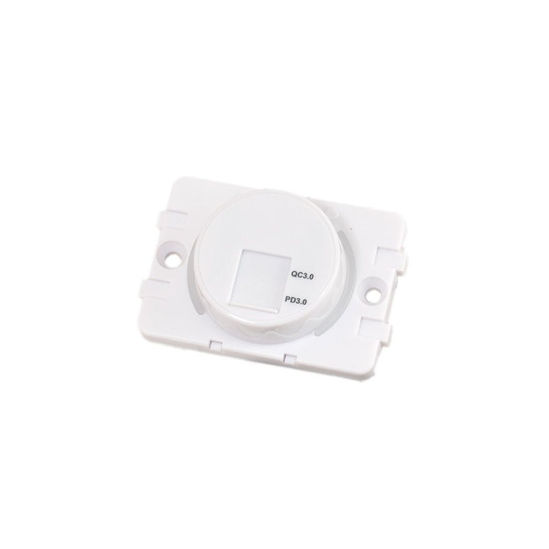 12V USB Twin Charging Station USB A/USB C White