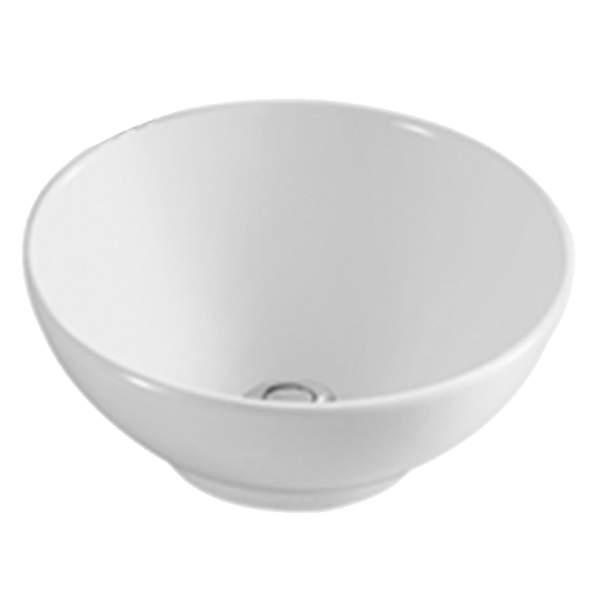White Round Ceramic Bathroom Basin