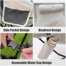 Portable Camping Chair - Lightweight Aluminum Alloy with Headrest