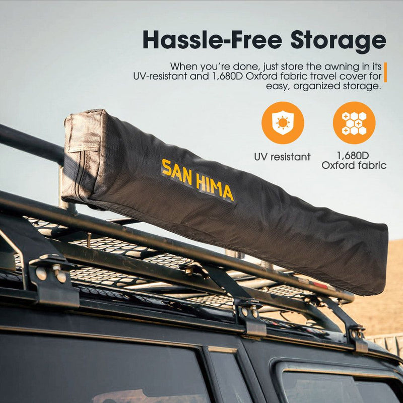 San Hima Shower Awning Tent Instant Ensuite Fold-Out & 8L Gas Hot Water Heater