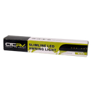 COAST RV 200mm Black Slimline LED Light with Switch - IP67 Amber & Std